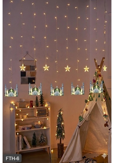 Ramazan Perde Led Işık 3 Metre Çoklu Renk 60693423