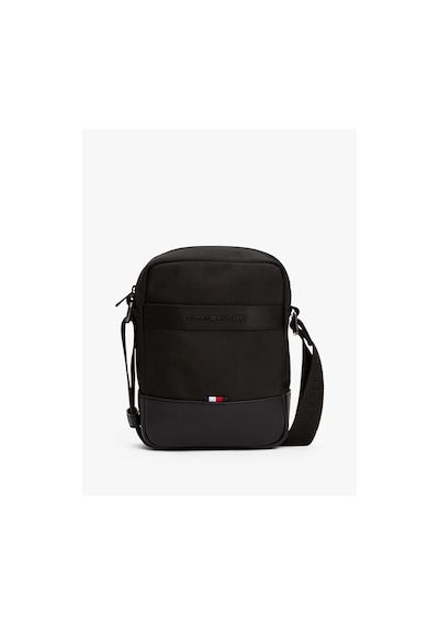 Tommy Hilfiger Th Nylon Erkek Siyah Travel Mini Reporter-8502 Siyah