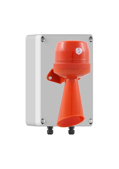 Mesan Kutulu Elektronik Siren Kırmızı 220vac Ms 5842.1.220vac