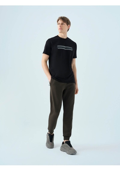 Loft Regular Fit Siyah Erkek T-shirt Lf2038585 Siyah