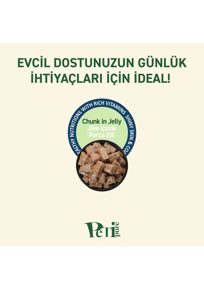 Kuzu Etli Yaş Kedi Maması 85 Gr X 24 Adet Jöle İçinde Parça Etli - Yetişkin Kedi