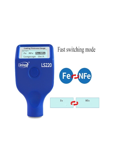 Linshang Ls220 Boya Kalınlığı Ölçüm Cihazı