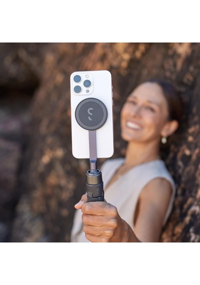 Snapstand Mini Video Selfie Çubuğu & Tripod,manyetik Telefon Tutucu,lacivert