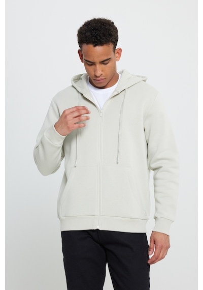 AC&Co / Altınyıldız Classics Erkek Bej Standart Fit Normal Kesim Kapüşonlu Fermuarlı Sweatshirt Bej AC&Co / Altınyıldız Classics Erkek Bej Standart Fit Normal Kesim Kapüşonlu Fermuarlı Sweatshirt Bej