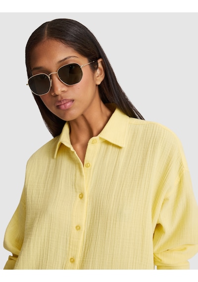 Pierre Cardin Kadın Sarı Gömlek Desenli 50328655-vr044