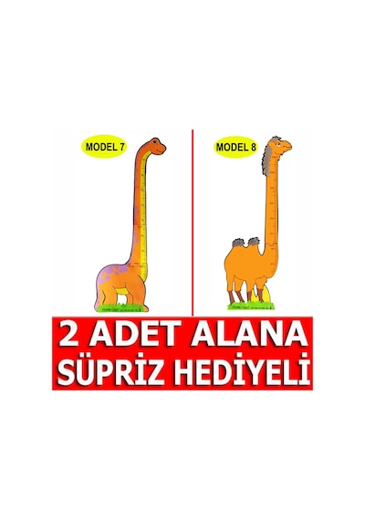 Boy Ölçer Sticker Zürafa Aslan Kuş Ayıcık Büyüme Tablosu Cetveli (283263921)
