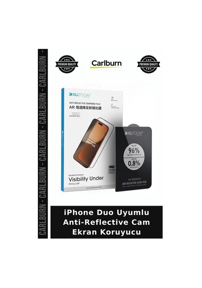 Özel Seri İphone Duo Uyumlu Anti-reflective Cam Ekran Koruyucu Cihaz Koruma çok renkli