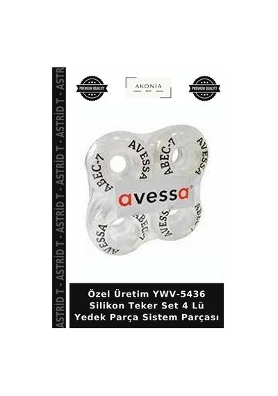Özel Üretim Ywv-5436 Silikon Teker Set 4 Lü Yedek Parça Sistem Parçası Diğer