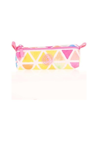 Kaukko Triangle Dual Crazy Kalem Çantası Glasgow K2567 Çok Renkli