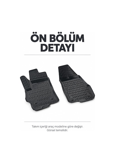 Citroen C5 Iı 2008 Çapraz Desen 3d Havuzlu Oto Paspas Seti