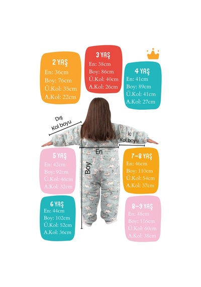 Babyhola 2.5 Tog Yorgan Gerektirmeyen Kalın Elyaf Dolgulu Çocuk Uyku Tulumu Pamuk Astarlı Unisex 6020 Mint Yeşil