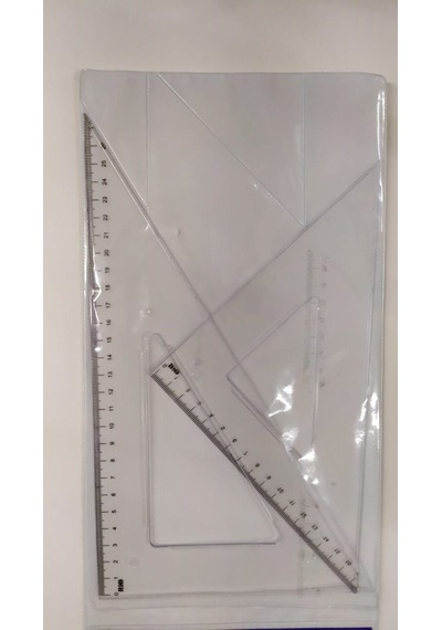 Rio 30-60 ve 45lik 30 Cm Lik 2'li Gönye Seti