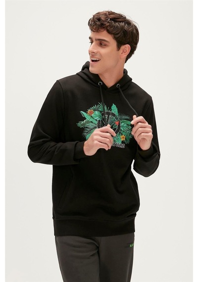 Bad Bear Re-born Hoodie Erkek Sweatshirt-5078 Night