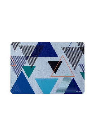 Macbook Air 13 İnç Kılıf A2337 M1 A2179 A1932 Uyumlu Hard Case Sert Kapak Geometrik Desenli Uv Baskılı Koruyucu Kılıf İnce Hafif Laptop Kılıfı Lacivert Mavi Belirtilmemiş