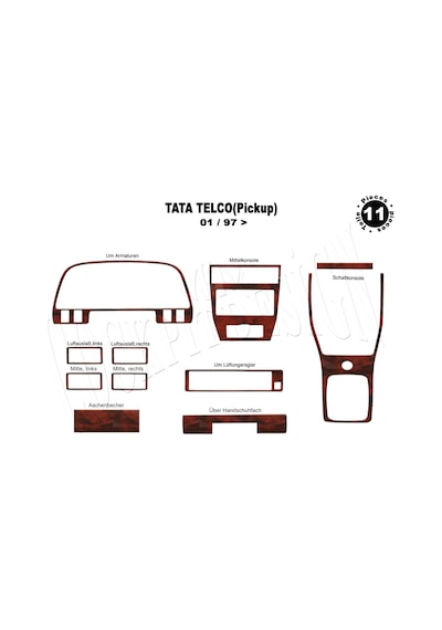 Tata Telco Torpido Kaplama 1997 11 Parça Maun