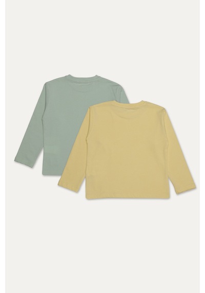 Funfair 2'li Çocuk Sweatshirt 251bsc-s10.e Sarı