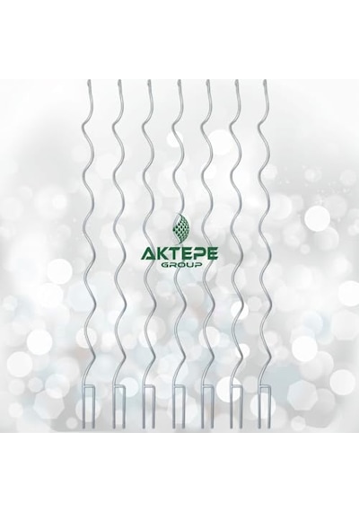 20 Adet 150 Cm Metal Spiral Bitki Destek Çubuğu Hobi Bahçesi Bitki Bağlama Teli Sebze Desteği Ve Çiçek Teli