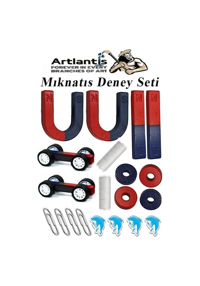 Artlantis Mıknatıs Seti 20 Parça 1 Paket Deney Malzemesi Okul Projeleri İçin Manyetik U I Araba Halka Mıknatıs De Genel