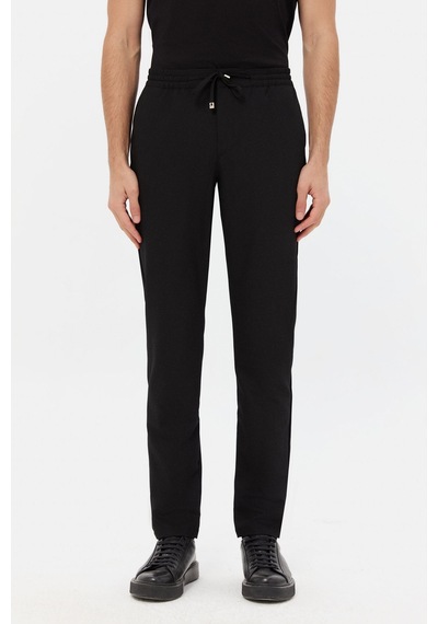 D's Damat Ds Damat Relaxed Fit Pilesiz Siyah Armürlü Jogger Pantolon 5hc03t902321m 001