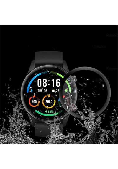 Mi Watch Color Ardx Pmma Pet Saat Ekran Koruyucu - Siyah