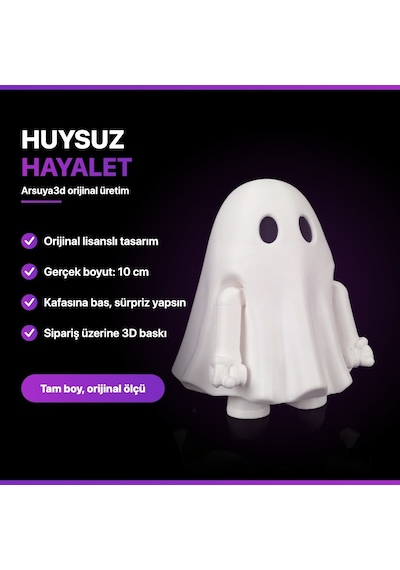 Huysuz Hayalet: Sürpriz Hareketli Masaüstü Figürü Cadılar Bayramı
