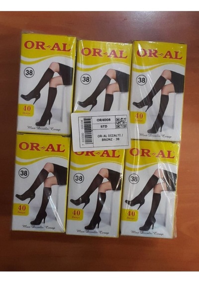 12 Çift 40 Den Mus Dizaltı Çorap Pantolon Çorabı 001
