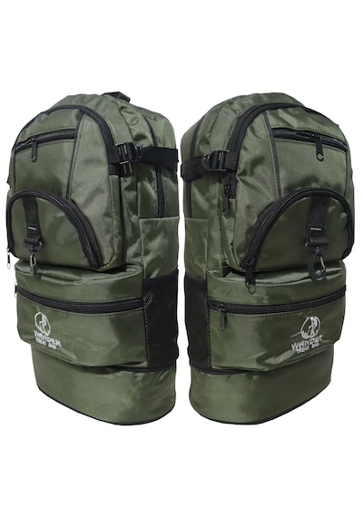 Bag Trend Bt Kamp Çantası 45 Litre Sırt Çantası Körüklü Trekking Outdoor Su Geçirmez 5 Gözlü Astarlı Yeşil