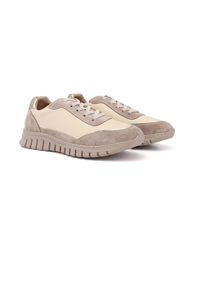 Gönderi(R) Gönderi R Kadın Bej Lastik Bağcıklı Hakiki Deri Sneaker Ddza83742560