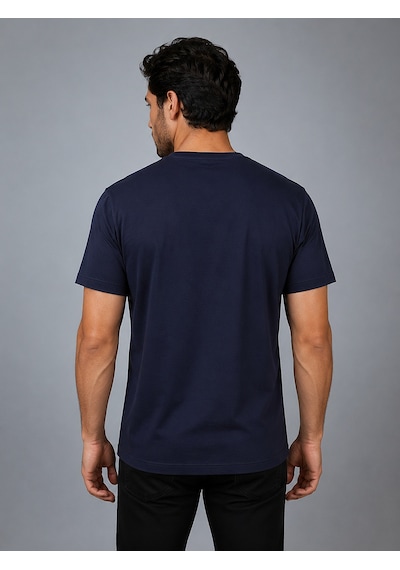Bisse Lacivert Bi Si Klet Yaka Basi C T-shirt Ts26y26105 D39