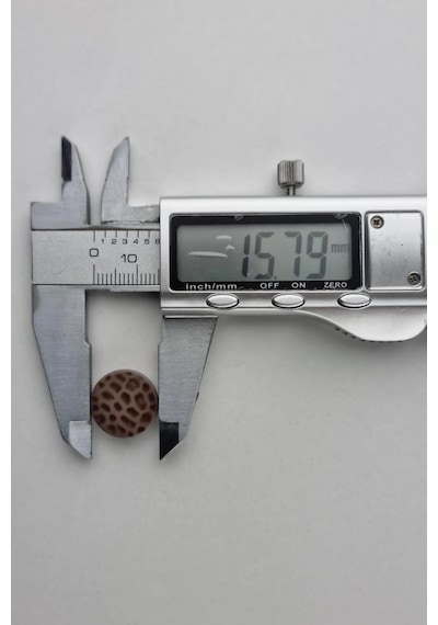 Küçük Boy Akrilik Desenli Deliksiz Pudra Kaban Çeket Hırka Yelek Düğmesi 5 Adet