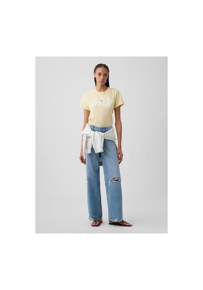 Gap T-shirt Kadın Xl Beden Maızecolor100% Pamuk Ekmek