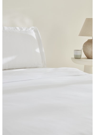Karaca Home Felves %100 Pamuk King Size Nevresim Takımı Beyaz 200.22.06.0038 Beyaz