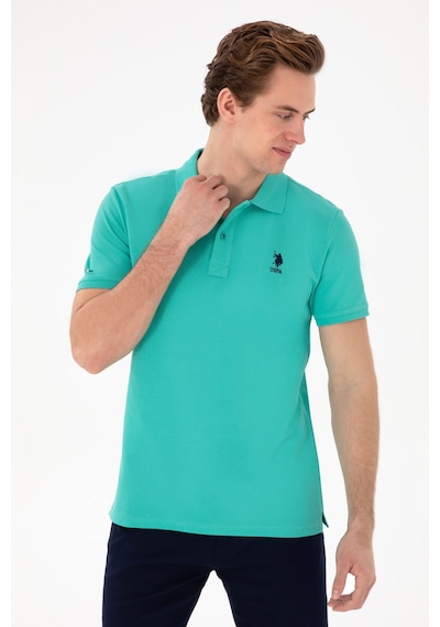 U.S. Polo Assn. Erkek Slim Fit Polo Yaka Mint Basic Tişört 50298041-VR090 U.S. Polo Assn. Erkek Slim Fit Polo Yaka Mint Basic Tişört 50298041-VR090