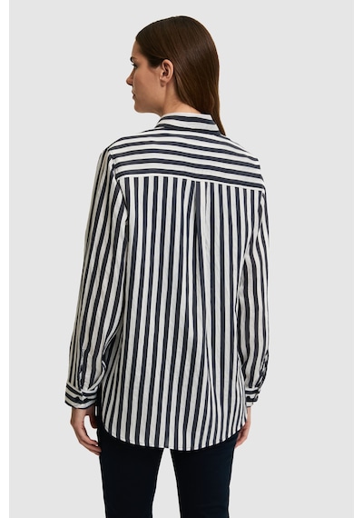 U.s. Polo Assn. Kadın Lacivert Gömlek Desenli 50324736-vr033