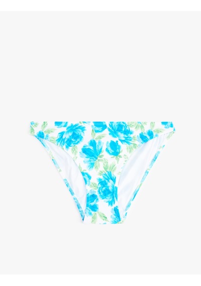 Koton Çiçekli Bikini Altı Mavi Desenli 6sak00207mm
