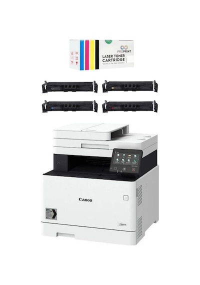 Canon MF752CDW - Fotokopi - Tarama - Duplex - Wifi - Renkli A4 Fotokopi Makinası Uyumlu Tonerli