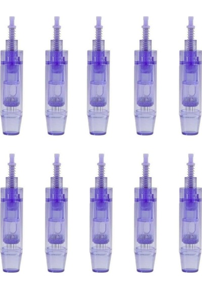 Dermapen İğnesi Dr. Pen Mavi Kapaklı 36 Pin X 10 Adet Set, Microblading İğnesi-721