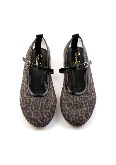 Leopar Kadın Babet K01188320822 Kahverengi