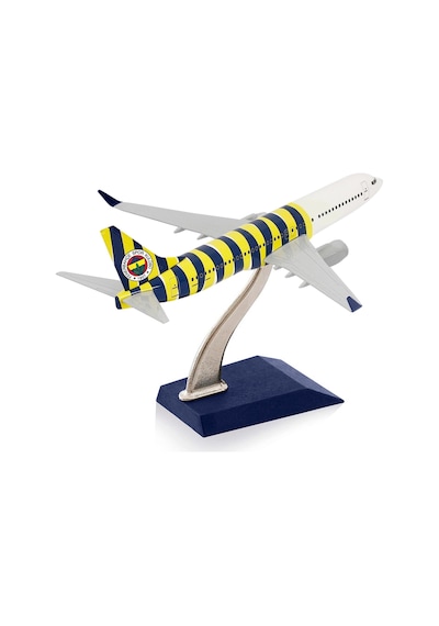 Zekupp Boeing 737-800 1/250 Ölçek Fenerbahçe Lisanslı Çubuklu Tasarım Maket Uçak