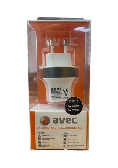 Avec 525 Usb Adaptör + Micro Usb Set