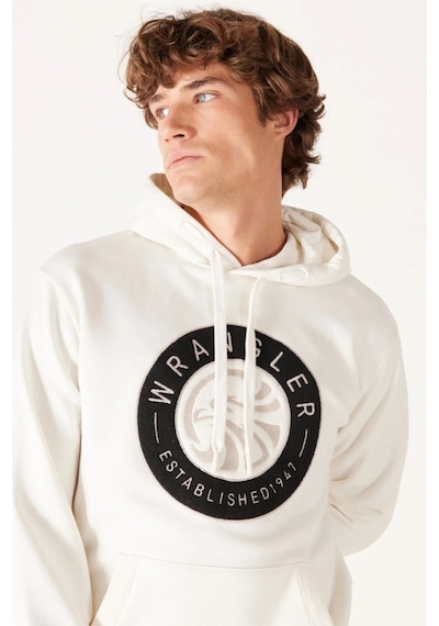 Wrangler Erkek Sweat W232239102 Beyaz