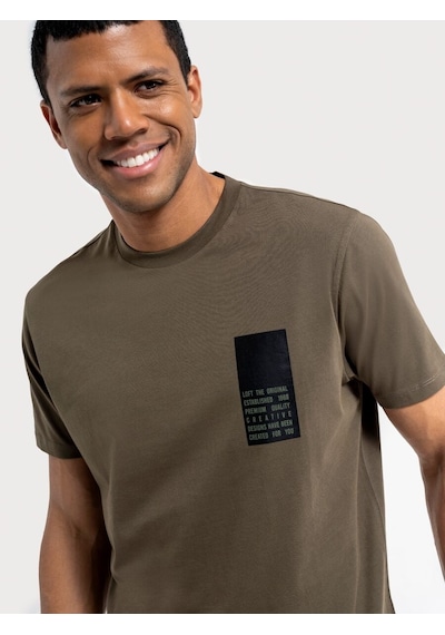 Loft Lf2031824-23y Erkek T-shirt LF2031824-R10295 Haki