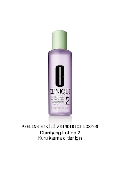 Clinique Clarifying Lotion 2 Kuru & Karma Ciltler için Losyon 400 ML