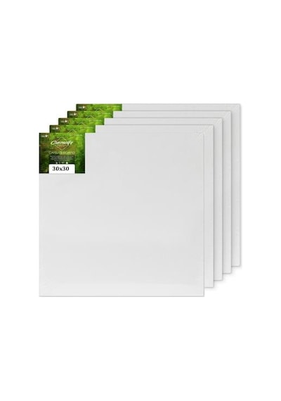 30X30 Cm, Tuval, 5 Li, Resim Tuvali, Ahşap Çerçeve, Tual, Akrilik