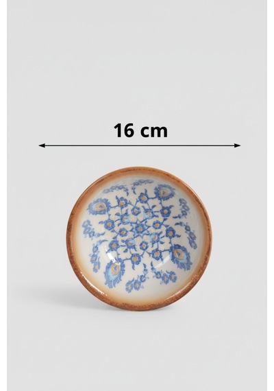 Valencia Salata Kasesi Kalın Kenarlı 16cm Dijital Tiara-a Rinart Krem