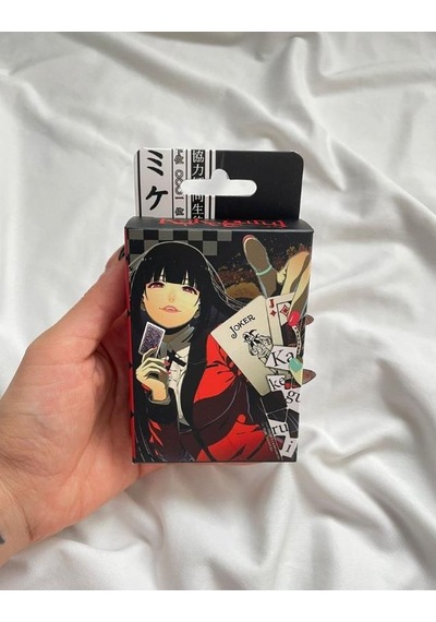 İskambil Kağıdı Anime Kakegurui Poker Oyun Kartı 54 Adet İskambil Destesi