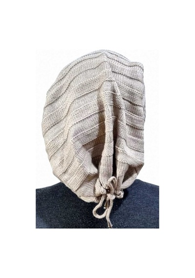 Uniquetrenders 2'li Erkek Kışlık Triko Örgü Bere Ve Boyunluk Camel-gri