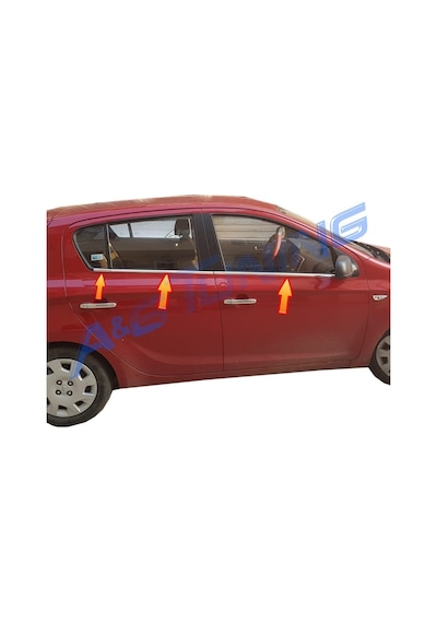 Hyundai İ20 Krom Cam Çıtası 6 Parça 2012 - 2014 Paslanmaz Çelik N11.6385
