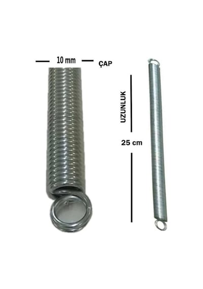 Hoppala Yayı / Çelik Kapı Yayı Çap : 10 Mm - Uzunluk 25 Cm