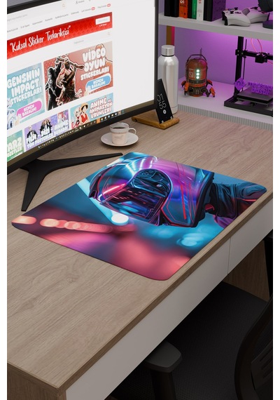 Motorsiklet Kaymaz Dikişli Kauçuk Oyuncu Mousepad V5 - 48x40 Xl Gaming Mouse Pad Fare Altlığı